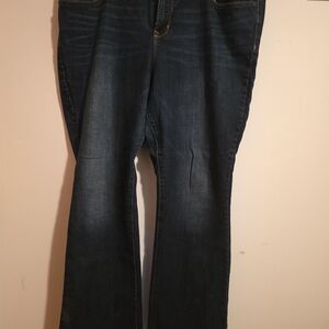 Old Navy Dark Blue Flare Jeans